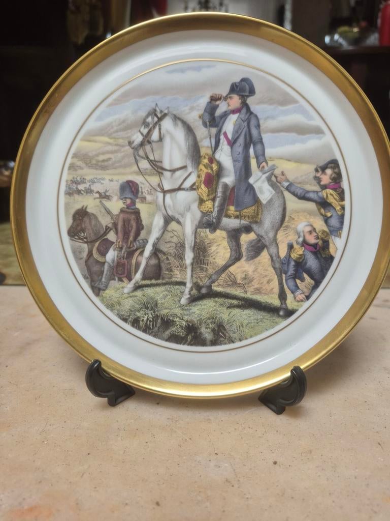Magnifique assiette Napoléonienne 22 carats Bavaria Bayreuth, Enlèvement