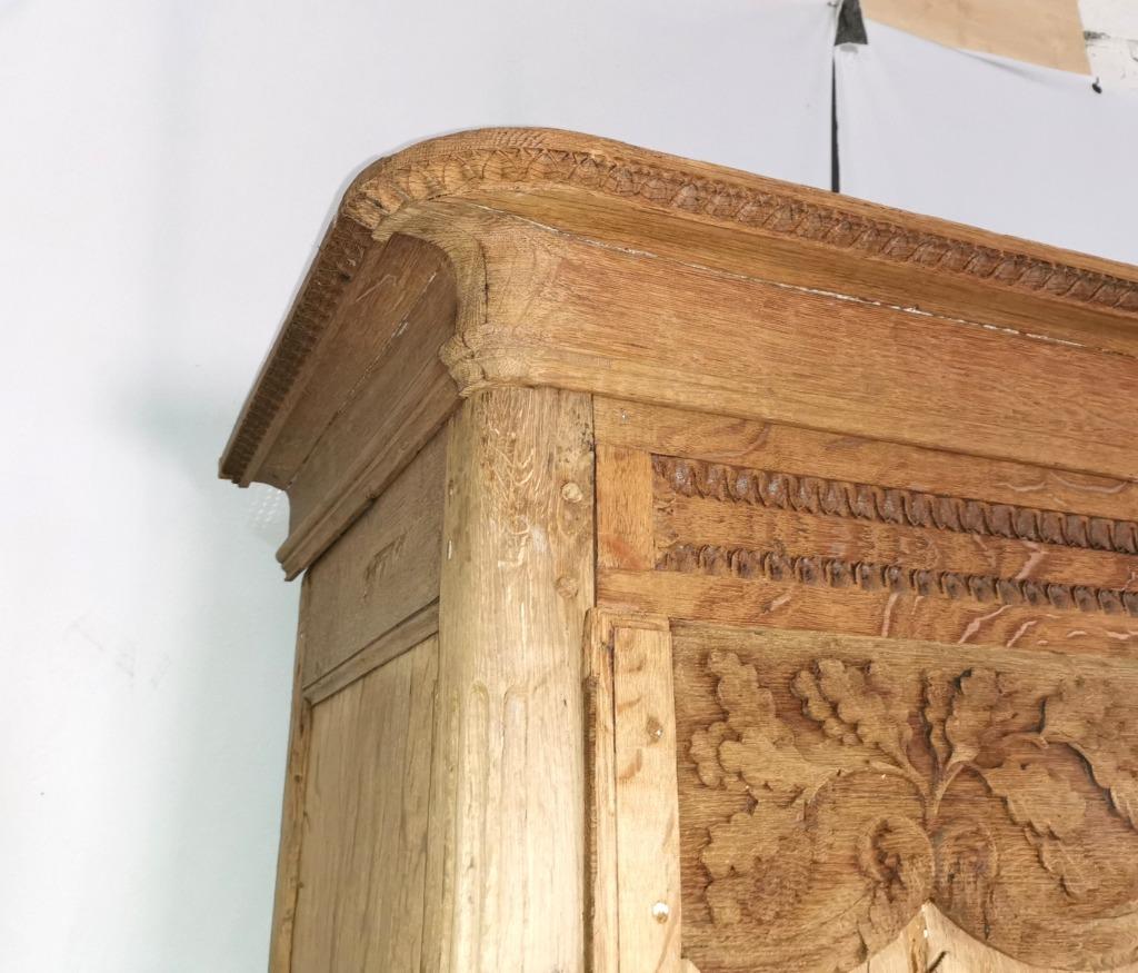 Prachtige Antieke Franse Bruidskast in BLANKE eik, Antiek en Kunst, Antiek | Meubels | Kasten, Ophalen