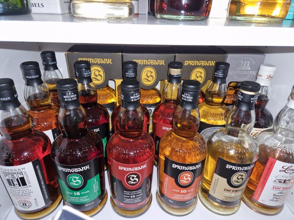 Springbank en glengyle distillery bottles, Divers, Produits alimentaires, Enlèvement ou Envoi