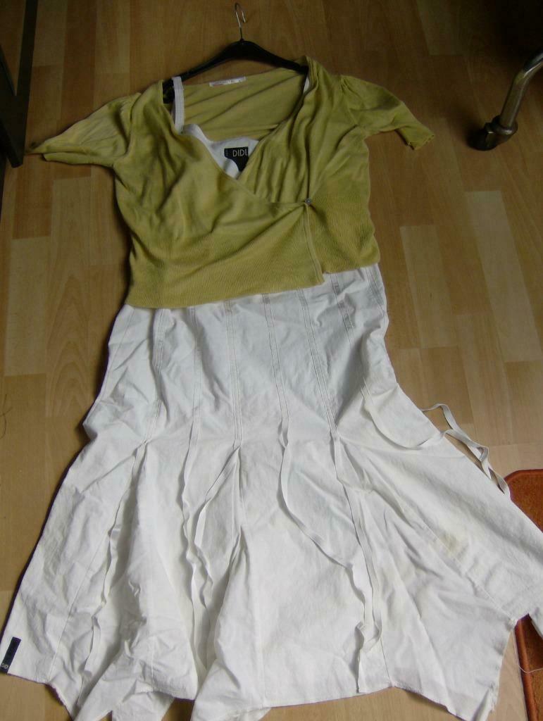 Jurk wit merk didl - maat 2 + jasje geel merk mais il est ou, Kleding | Dames, Wit, Ophalen of Verzenden, Mais il est ou le soleil