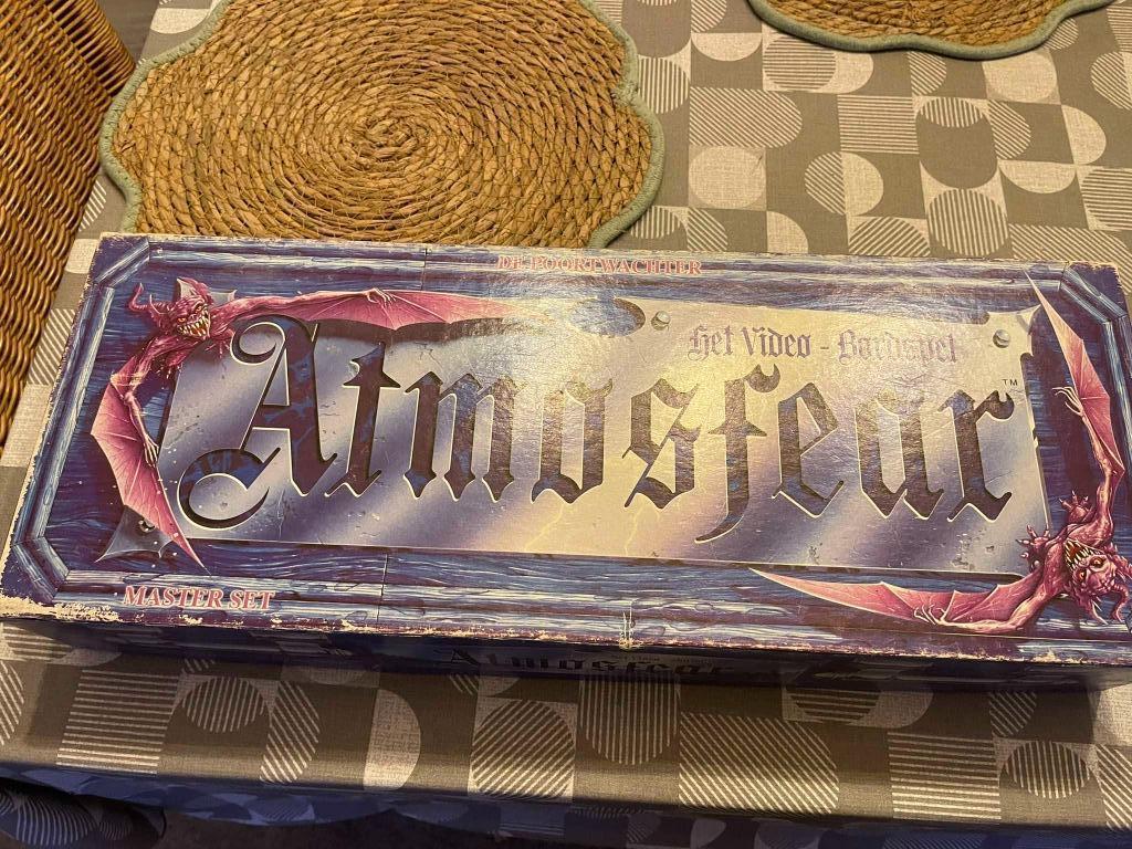 Vintage Bordspel Atmosfear voor vhs recorder 1991, Hobby en Vrije tijd, Ophalen, Gebruikt