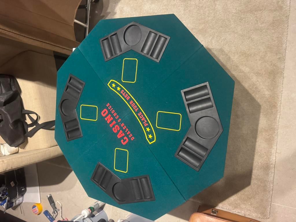 Pokertafel plooibaair, Ophalen, Zo goed als nieuw