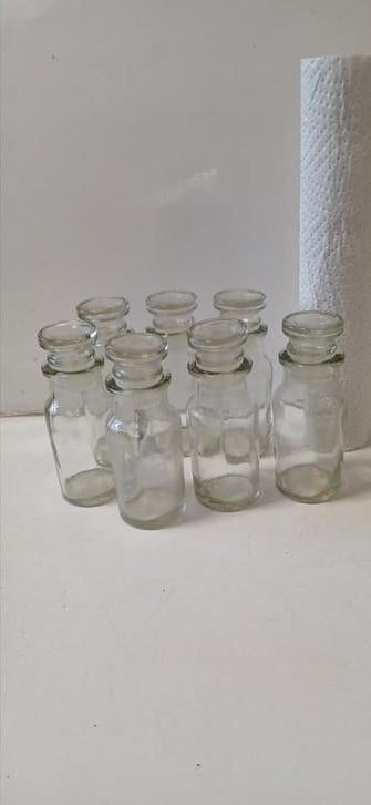 bouteilles de pharmacie 7 pièces, Collections, Enlèvement ou Envoi, Comme neuf