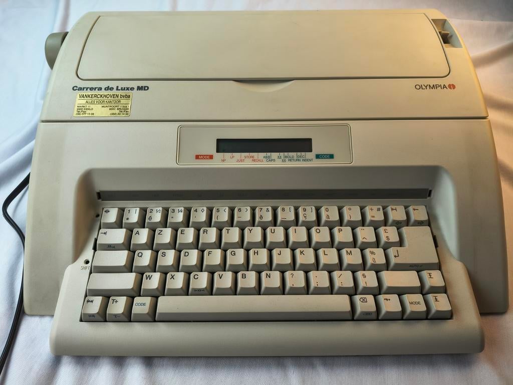 Olympia Carrera de Luxe MD, Diversen, Typemachines, Ophalen, Olympia, Info