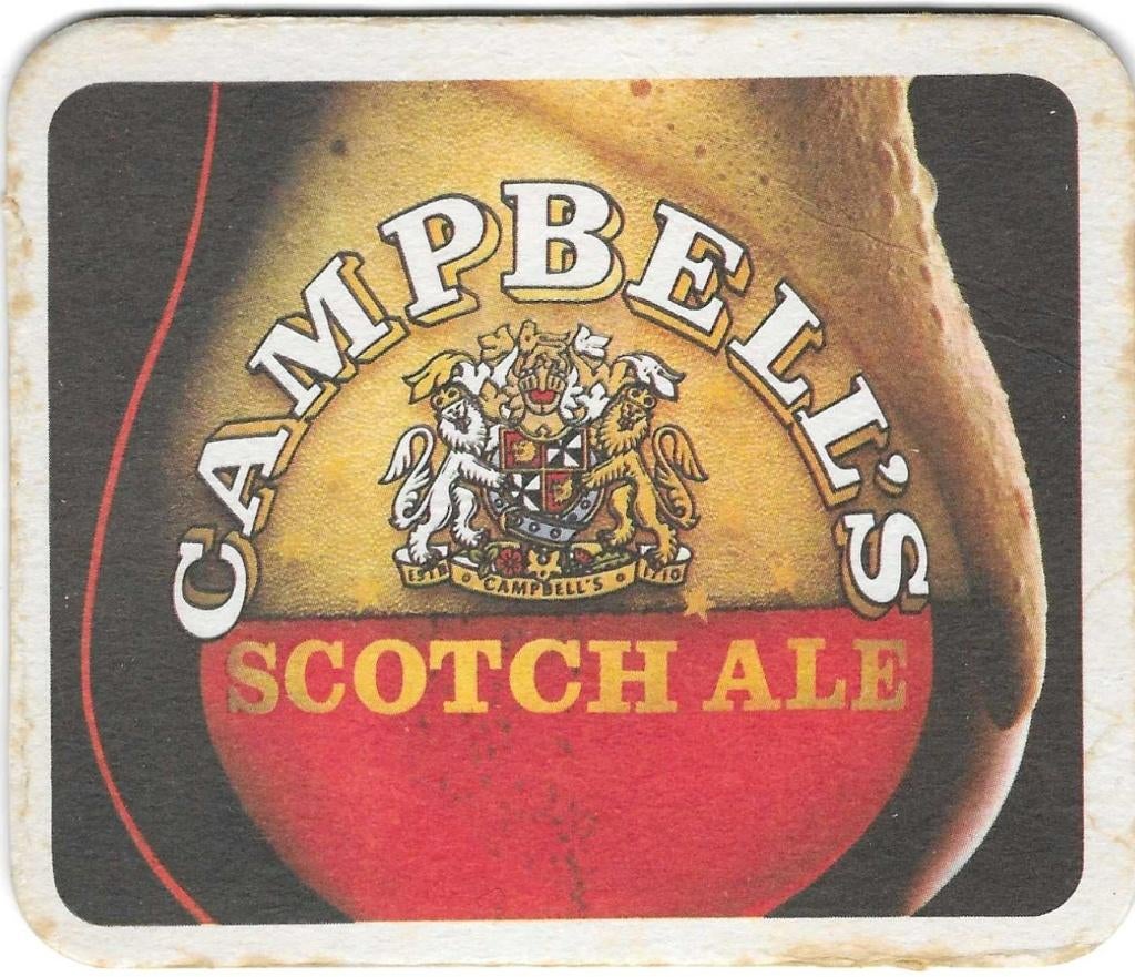 bierviltje 1st Campbell's Scotch, Collections, Marques de bière, Envoi