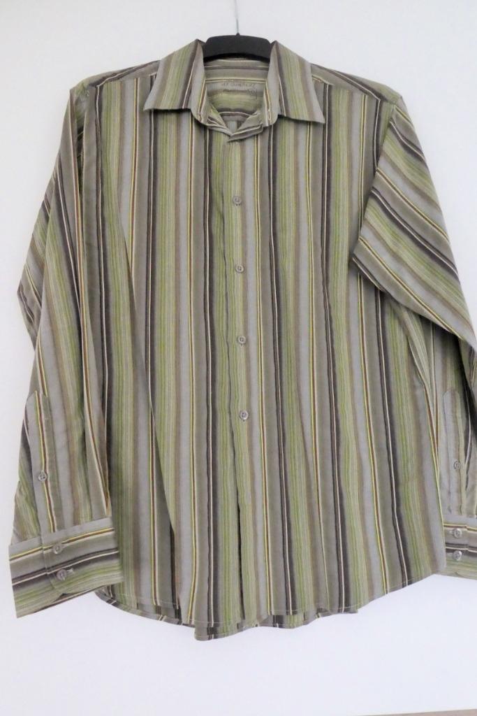 Chemise Homme Armand Thiery Rayure Verte XL, Ophalen, Gedragen, Armand Thiery