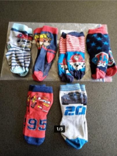 Paw Patrol / cars ea - kousen / sokken enz - 22 / 26 unisex, Ophalen of Verzenden, Gebruikt, Sokken