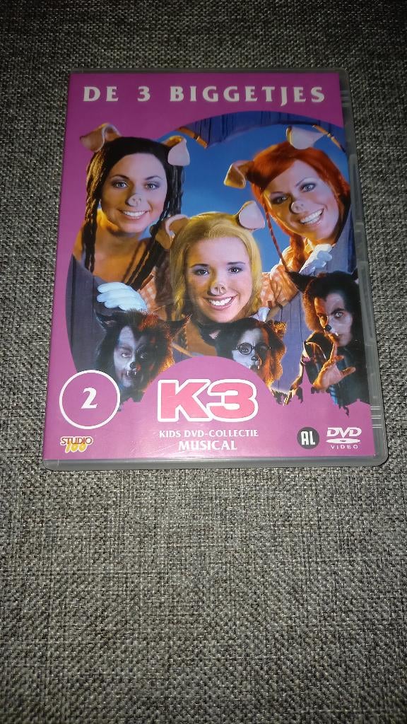 DVD De 3 Biggetjes, Enlèvement ou Envoi, Utilisé