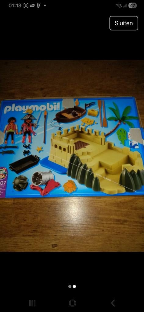 Playmobil pirateneiland, Ophalen of Verzenden, Zo goed als nieuw