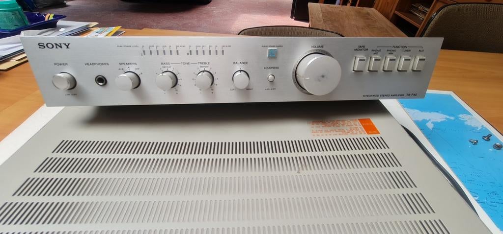 ‼️ SONY TA-F40 ‼️ VERSTERKER, Audio, Tv en Foto, Ophalen, Gebruikt, Sony