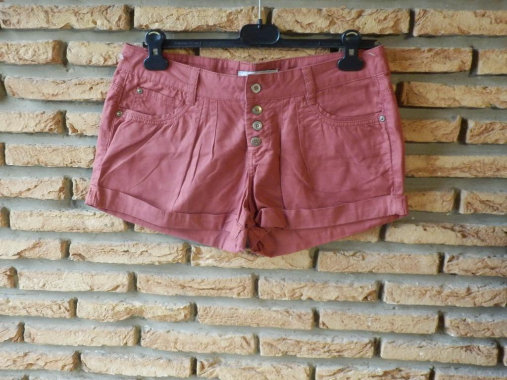 (37)- short femme t.40 brique - clockhouse -, Maat 38/40 (M), Kort, Ophalen of Verzenden, Clockhouse