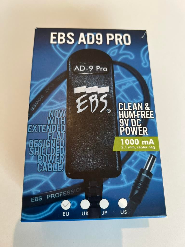 Voeding Pedalboard/ EBS AD9 Pro/ €25, Muziek en Instrumenten, Ophalen of Verzenden, Zo goed als nieuw