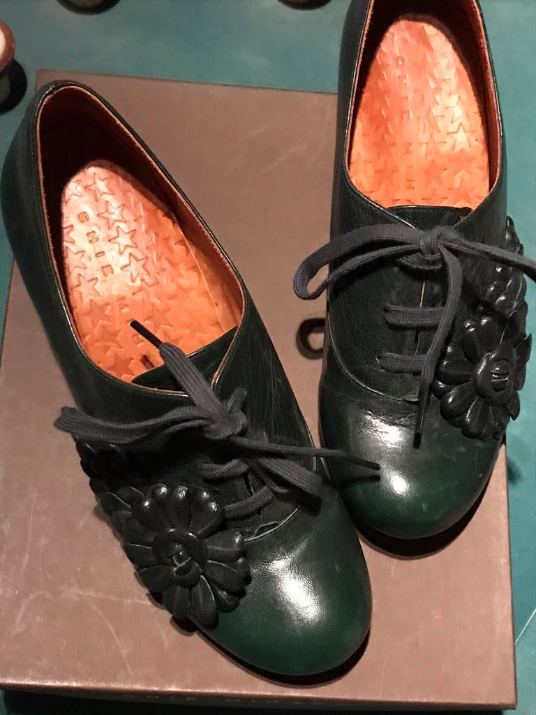 Chie mihara schoenen, groen 38,5, Ophalen of Verzenden, Zo goed als nieuw