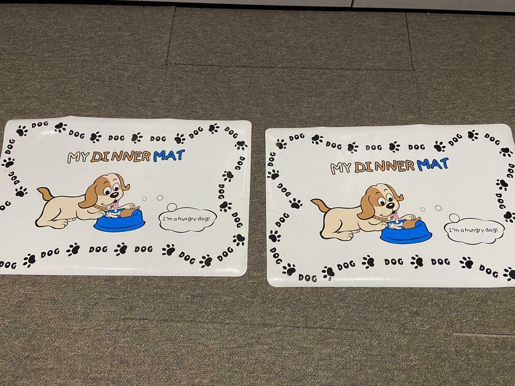 3x dezelfde dinner mat dogs (honden placemat), als nieuw!, Dieren en Toebehoren, Ophalen of Verzenden