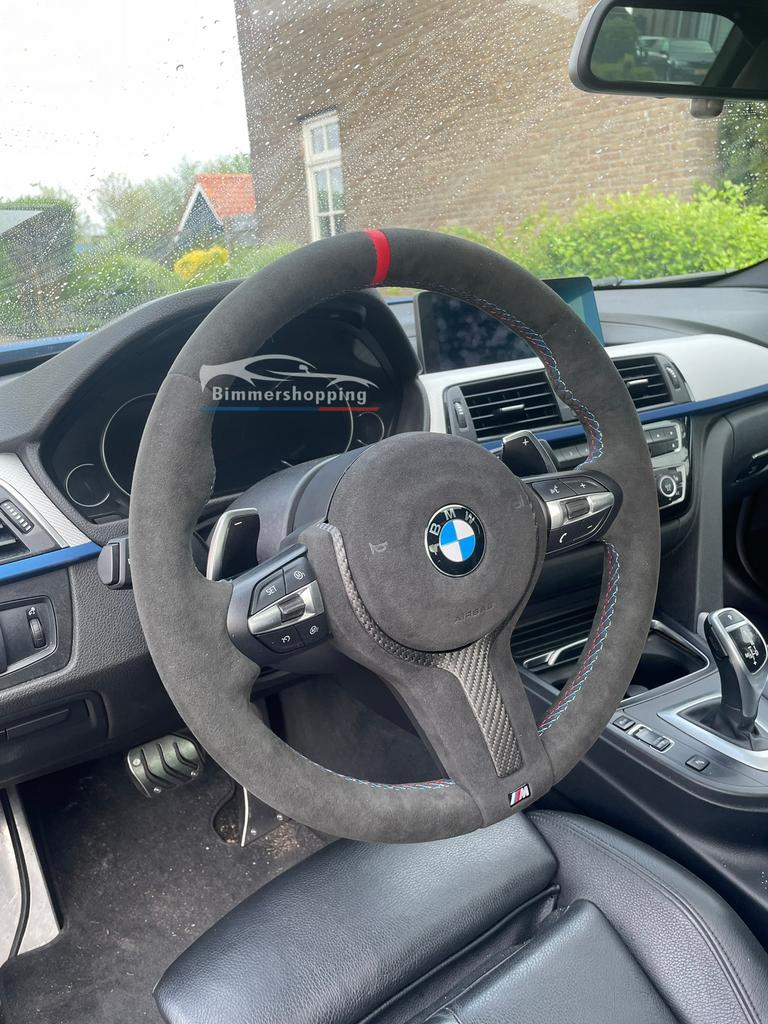 Bmw alcantara stuur, rode 12H markering. F20 F21 F30 F32 etc, Auto-onderdelen, Ophalen of Verzenden, Nieuw, BMW
