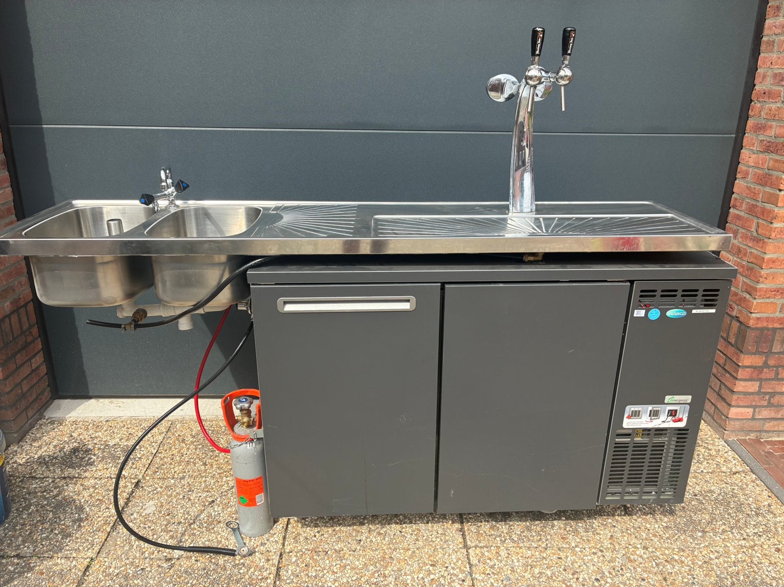 Biertap set serrco fustenkoeling thuistap mancave bar tap, Ophalen