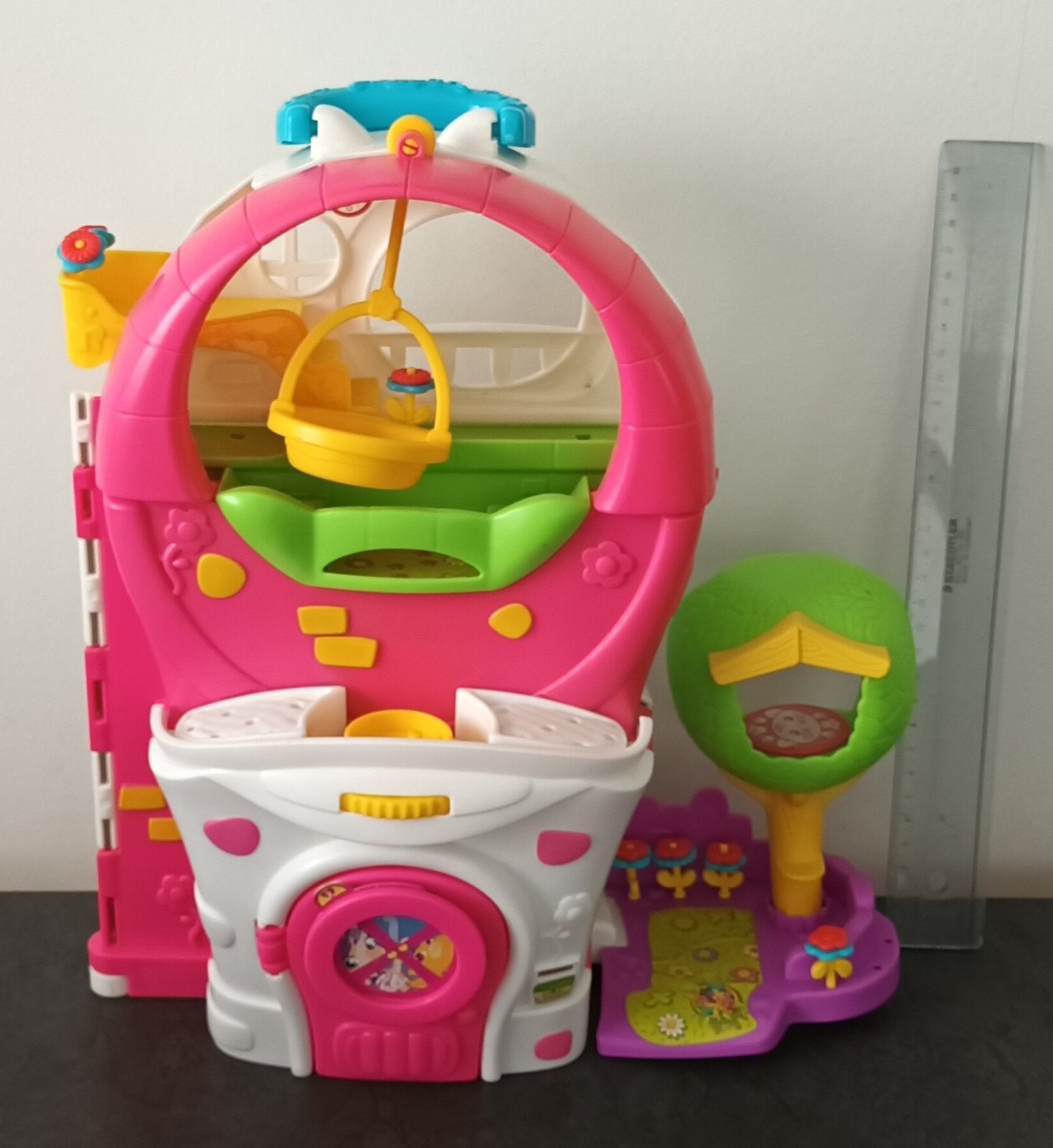 Pinypon huisje en poppetjes, Ophalen, Zo goed als nieuw