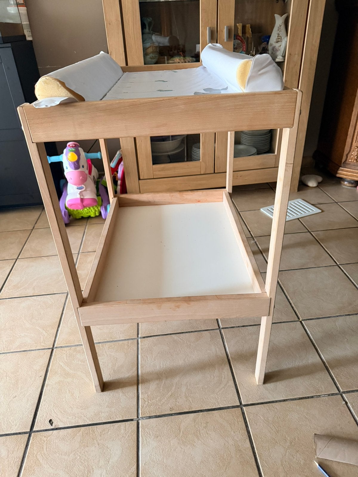 Table a langer, Enlèvement, Comme neuf
