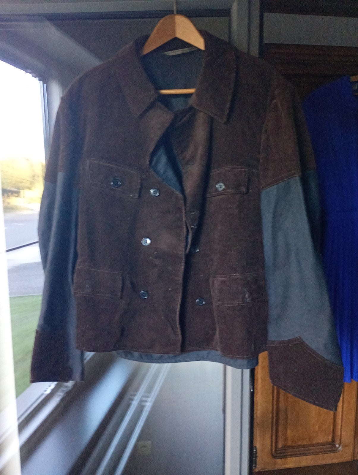 veste vintage, Taille 42/44 (L), Enlèvement ou Envoi, Brun, Porté