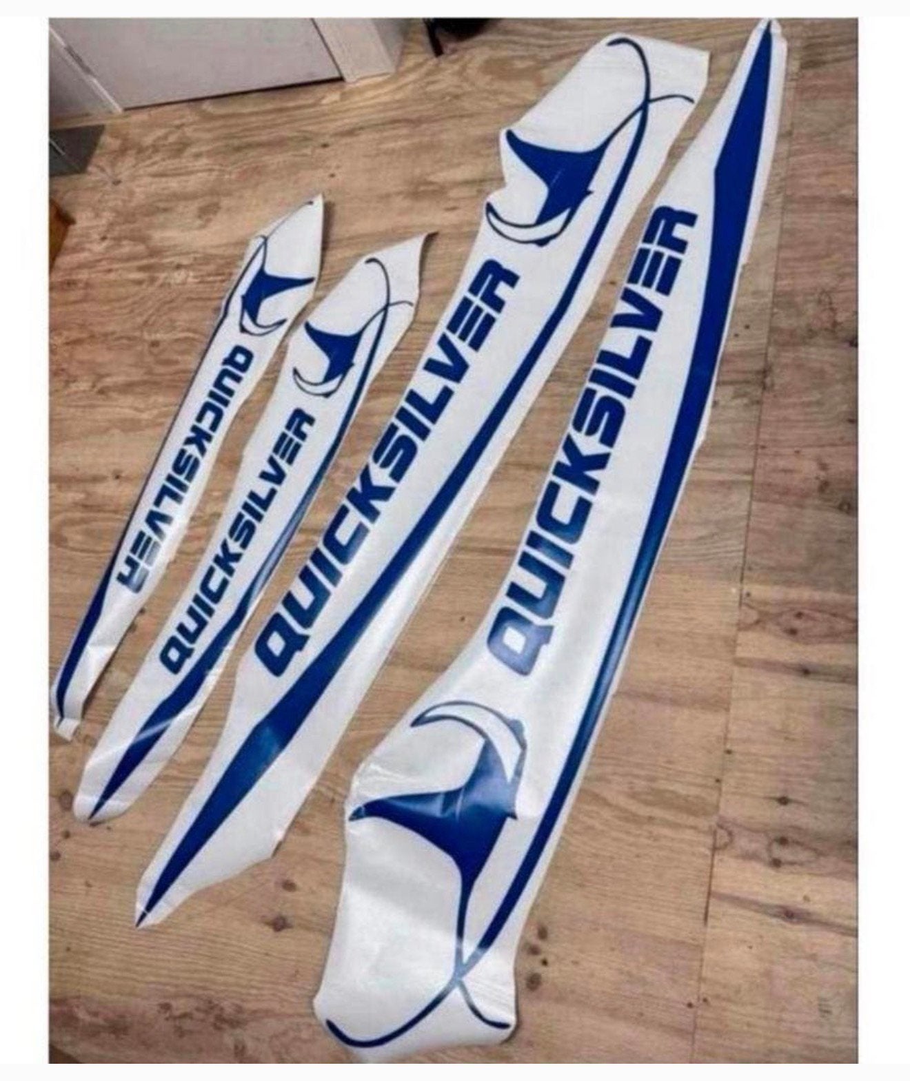 Quicksilver Vinyl Decal boten boot jacht XL Stickers sticker, Watersport en Boten, Ophalen of Verzenden, Nieuw
