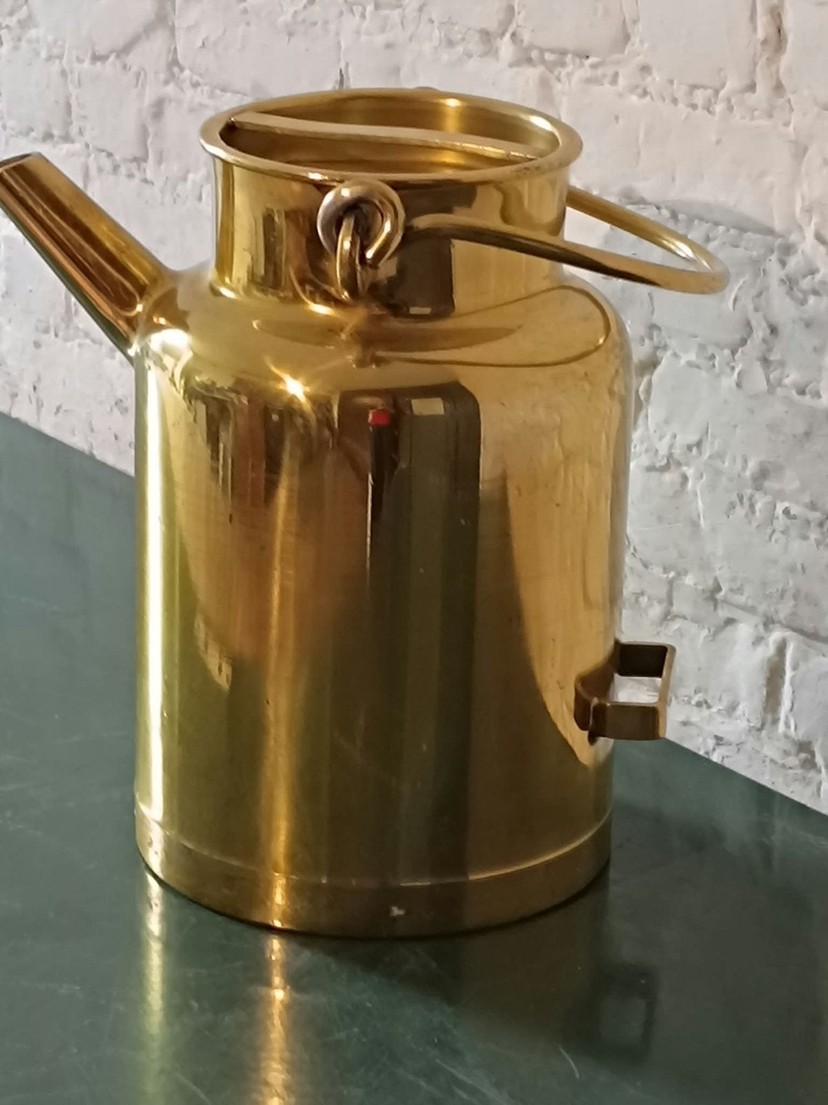 Grand pot 15 litres à lait vintage en aluminium ., Antiquités & Art, Enlèvement