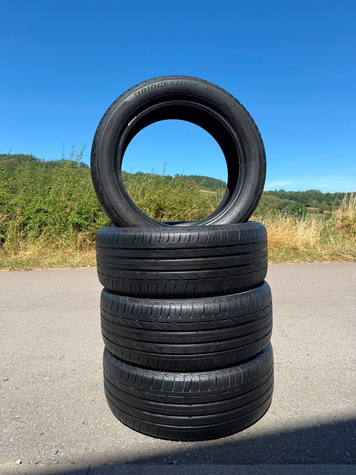 4 pneus d'été Bridgestone, Véhicule de tourisme, Pneus été, Enlèvement, Utilisé