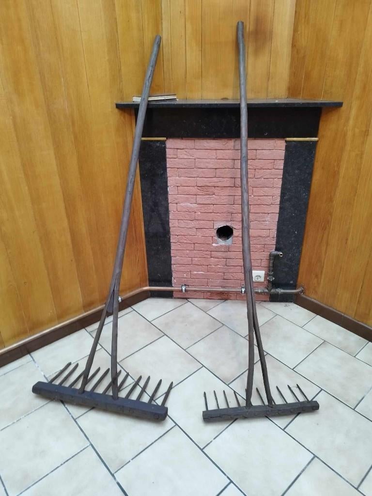 Anciens rateaux, Enlèvement ou Envoi, Utilisé, Râteau, Autre