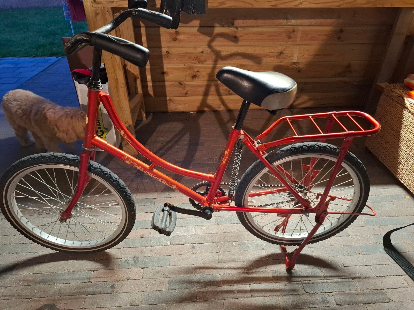 Kinderfiets r&b amsterdam retro vintage jaren 80, Fietsen en Brommers, Ophalen