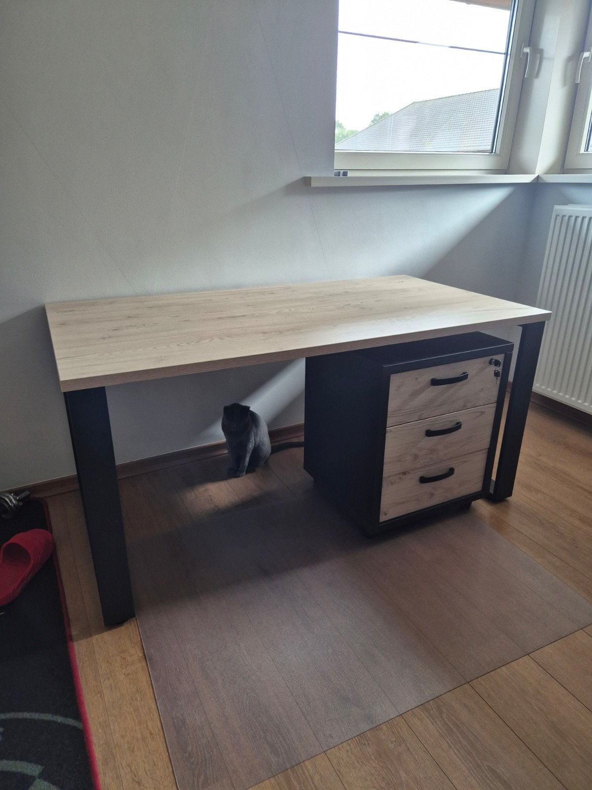 Set de bureau + chaise - Weba - Capo, Autres marques, Bureau d'ordinateur, 150 cm, Comme neuf