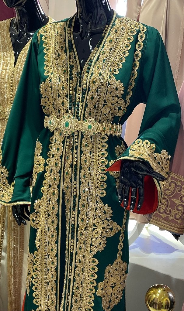 Robe de fête, Vêtements | Femmes, Vêtements de mariage & Accessoires de mariage, Enlèvement ou Envoi, Comme neuf, Vert, Costume de mariage