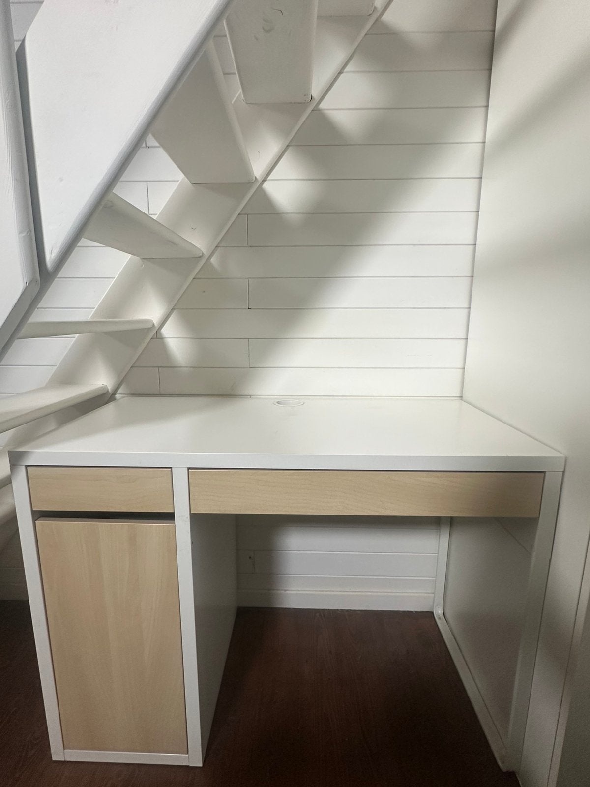 Micke Bureau 105x50, zeer goede staat, Maison & Meubles, 105 cm, 50 cm, Comme neuf, Enlèvement