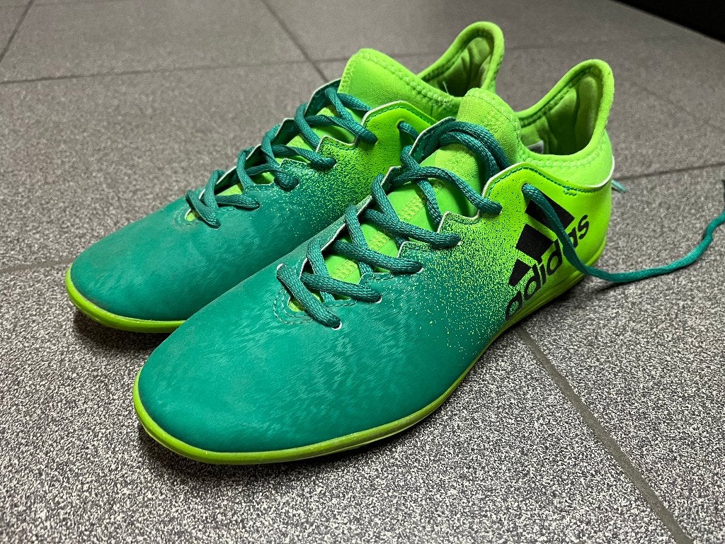 Adidas X 16.3 Techfit Voetbalschoenen (Zaal), Ophalen of Verzenden, Zo goed als nieuw, Schoenen