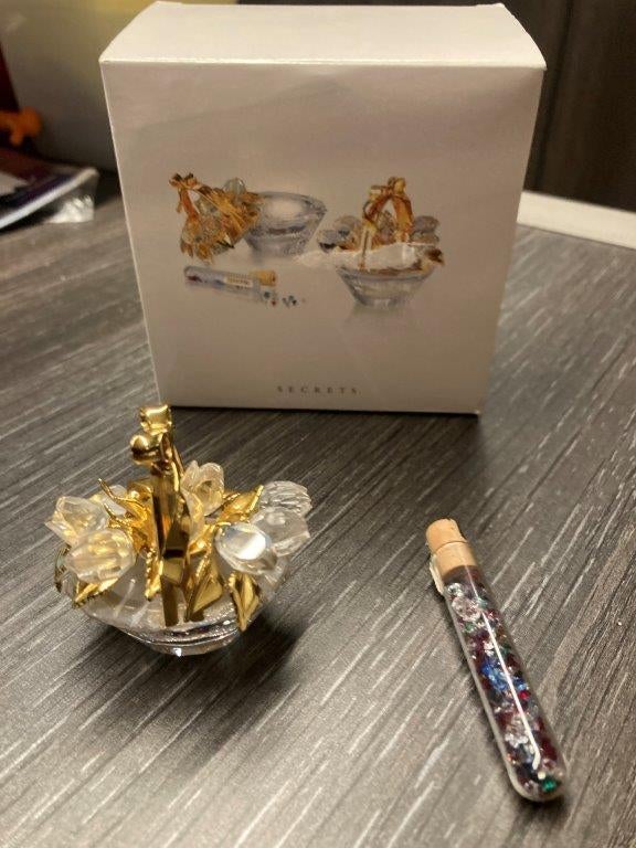 Swarovski - Bloemenmand, Ophalen of Verzenden