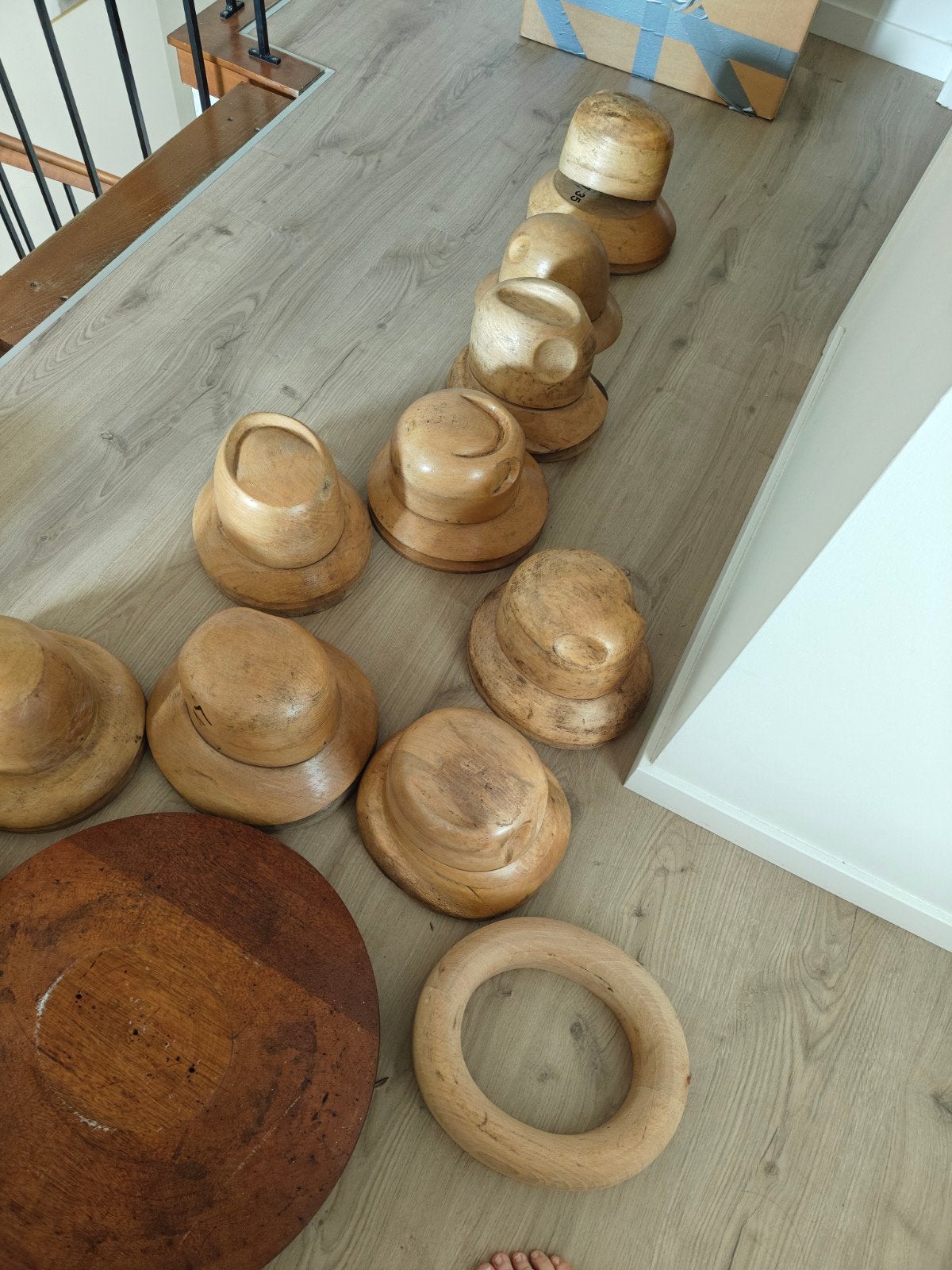 Hoedenmalle & randen, Huis en Inrichting, Woonaccessoires | Zuilen en Pilaren, Ophalen of Verzenden