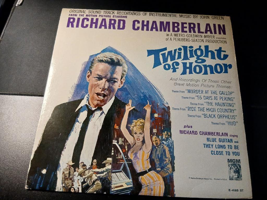 Richard Chamberlain – Twilight Of Honor - Lp Filmmuziek, Ophalen of Verzenden, Zo goed als nieuw, Inclusief binnenhoes, 12 inch