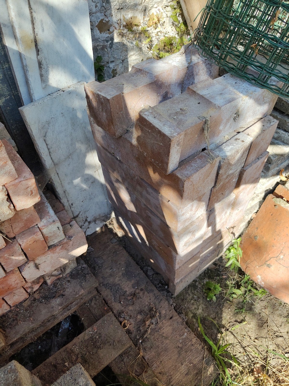 stenen uit oude kachel, Bricolage & Construction, Briques, Enlèvement, Utilisé