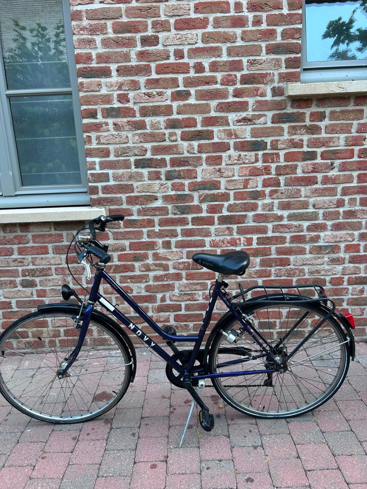Degelijke kotfiets met versnellingen, Ophalen, Gebruikt, Velgrem, Versnellingen