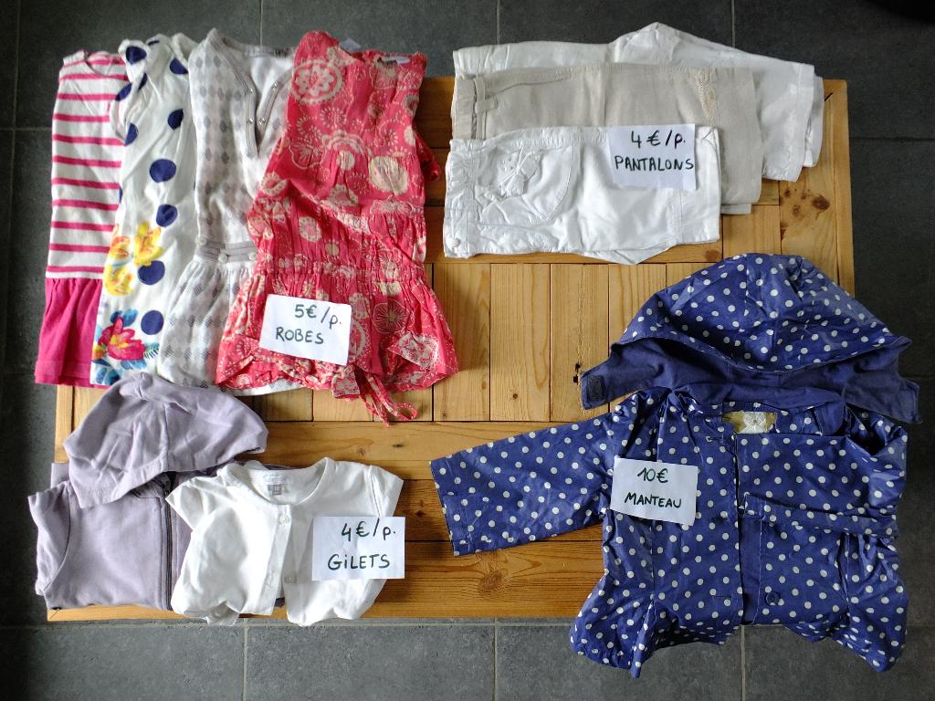 Vêtements enfants / filles à la pièce taille 18 mois - 80 cm, Enfants & Bébés, Enlèvement ou Envoi, Utilisé, Fille, Manteau