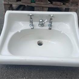 Retro lavabo, Doe-het-zelf en Bouw, Ophalen, Gebruikt, Steen