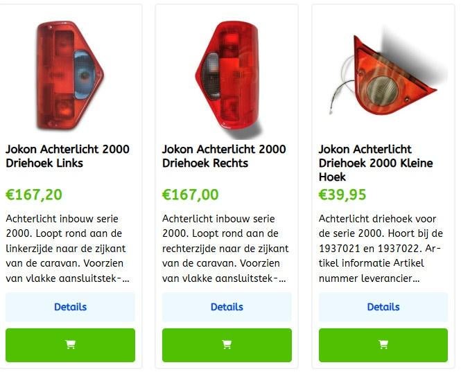 Knaus Achterlicht voor Campers en Caravan hier te koop, Caravans en Kamperen, Ophalen of Verzenden, Nieuw