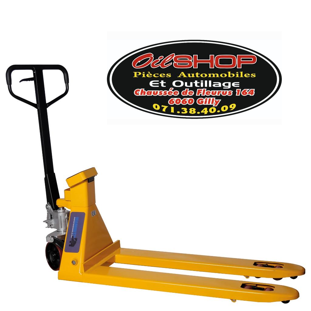 Transpalette avec balance 2500 kg 115 cm, Enlèvement, Neuf
