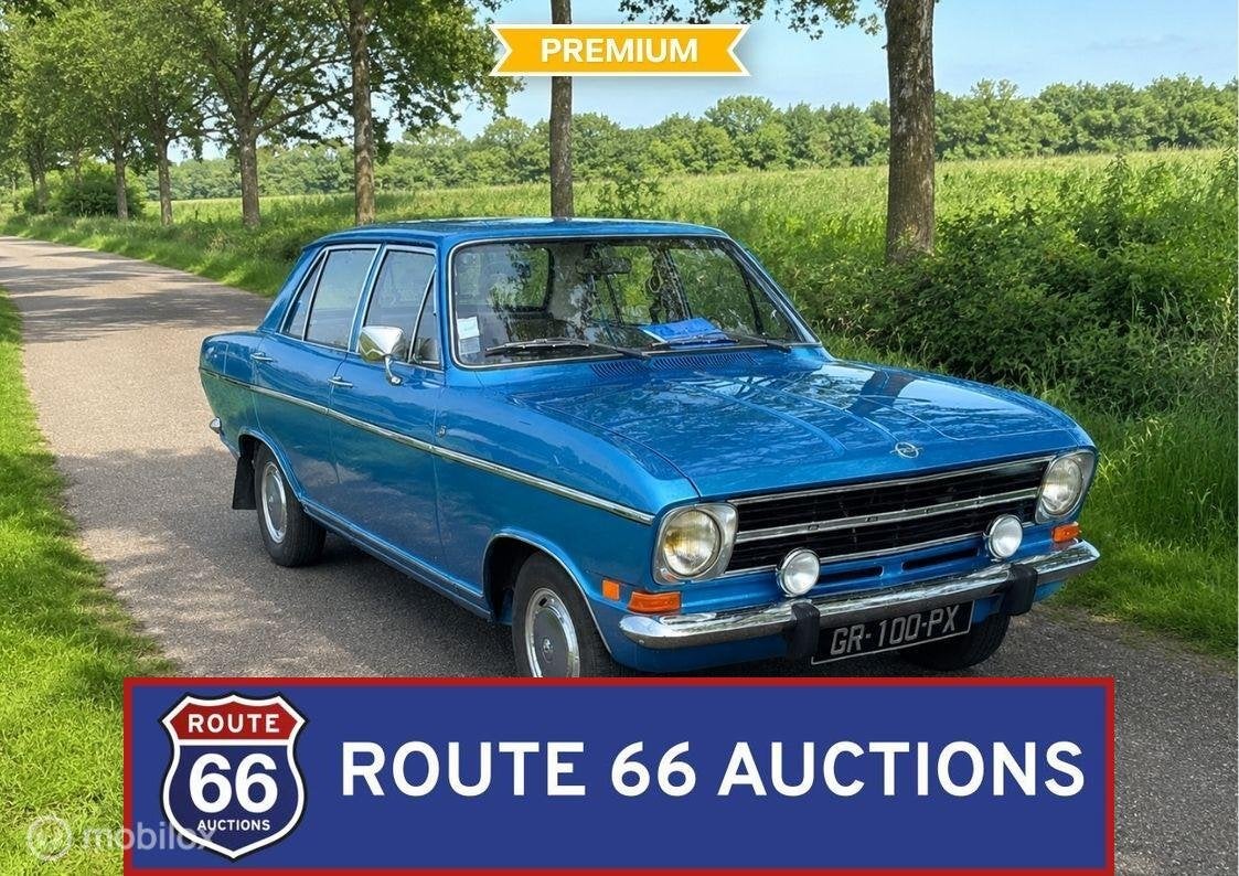 Opel Kadett B | 1973 | Route 66 Auctions, Auto's, Zwart, Bedrijf, Overige carrosserie, Opel