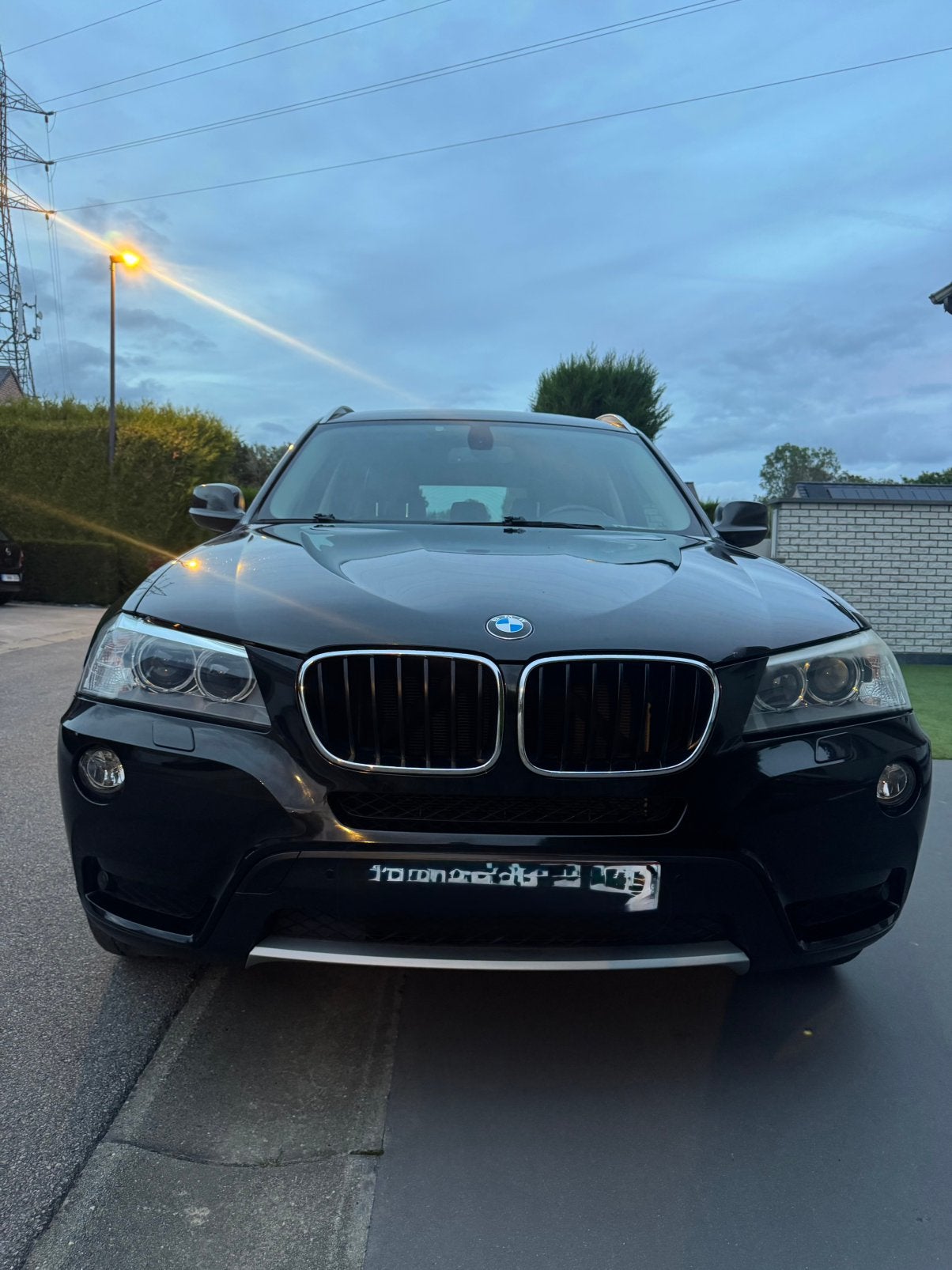 Bmw X3 xdrive 20d, Auto's, Automaat, Zwart, Zwart, Leder