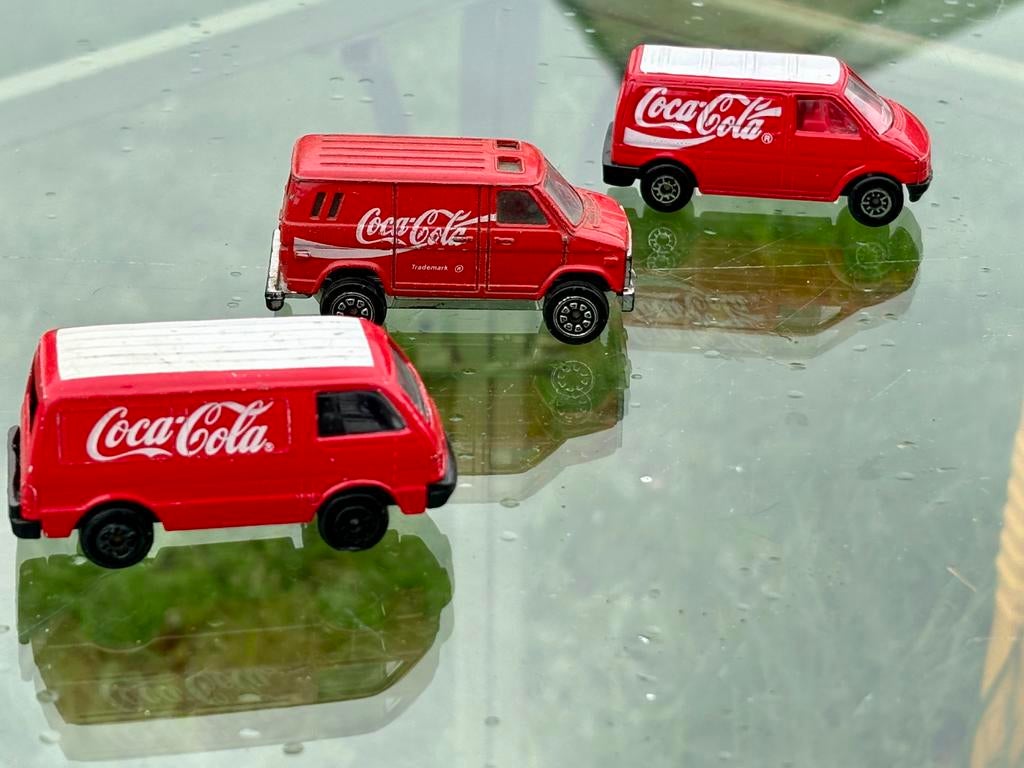 Vintage Coca Cola modelauto’s, Ophalen of Verzenden, Gebruikt, Bus of Vrachtwagen, Overige merken