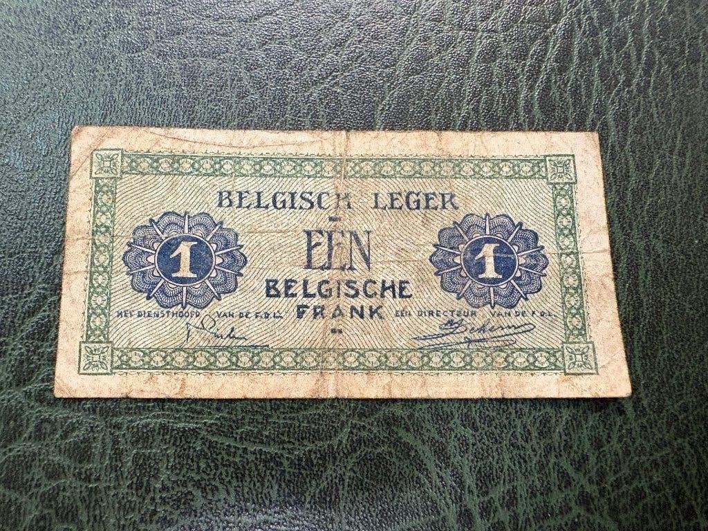 Bankbiljet Belgisch leger 1 Frank, Enlèvement ou Envoi, Billets en vrac