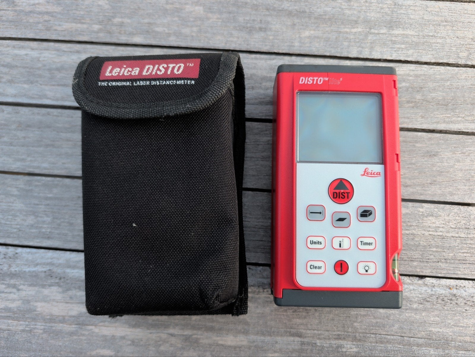 Télémètre laser professionnel Leica DISTO Lite5 + Housse, Bricolage & Construction, Enlèvement, Utilisé, Distance