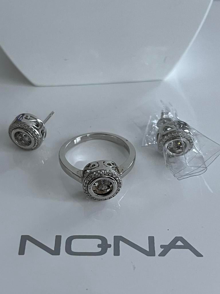 Nona silver set 925 Nieuw, Bijoux, Sacs & Beauté, Enlèvement ou Envoi, Comme neuf