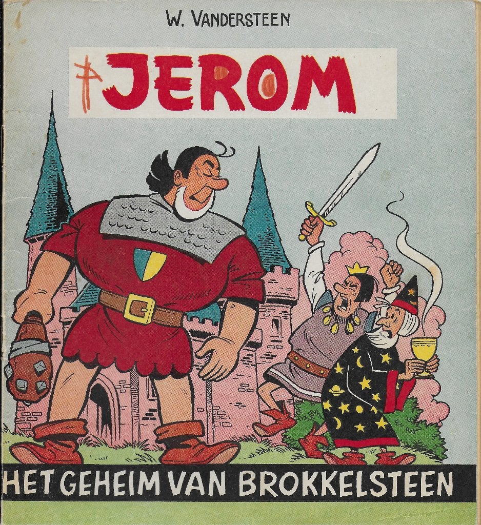 5 x Jerom vierkante reeks, Boeken, Meerdere stripboeken, Ophalen of Verzenden, Gelezen, Willy Vandersteen