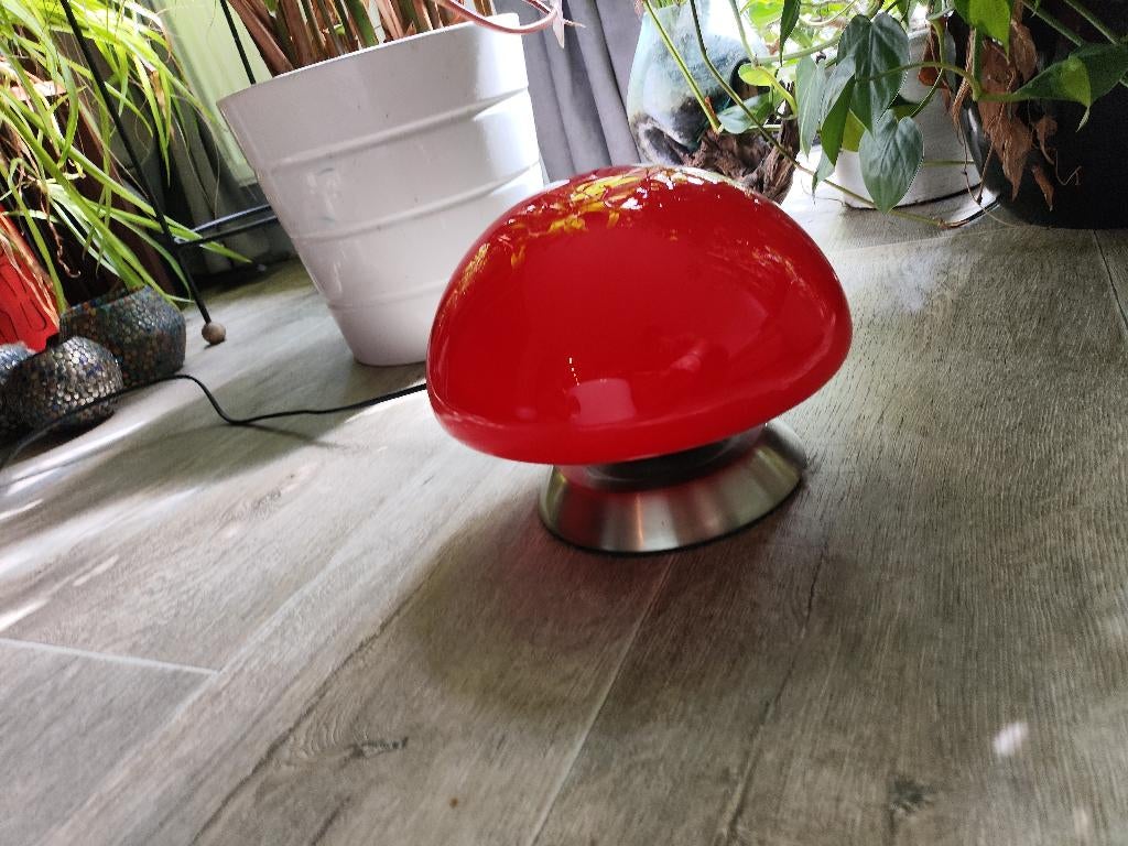 Vintage "Mushroom" Tafellamp – Linhai Junis, Ophalen of Verzenden