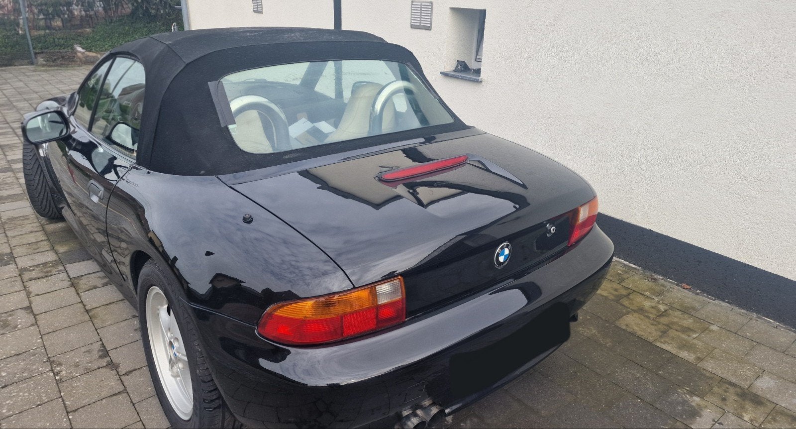 BMW Z3 Cabrio 1.8 benzine oldtimer, Auto's, BMW, Euro 2, Achterwielaandrijving, Beige, 4 cilinders